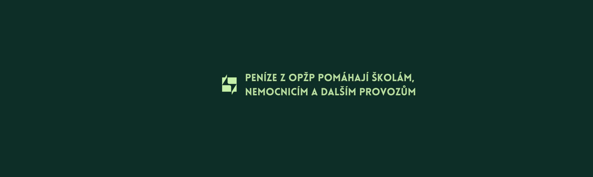 Peníze z OPŽP pomáhají školám, nemocnicím a dalším provozům